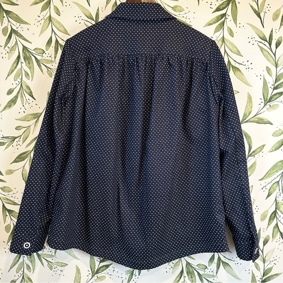 Pearl by Lela Rose Jacket. Size Large. Navy with white dots. - Picture 2 of 10